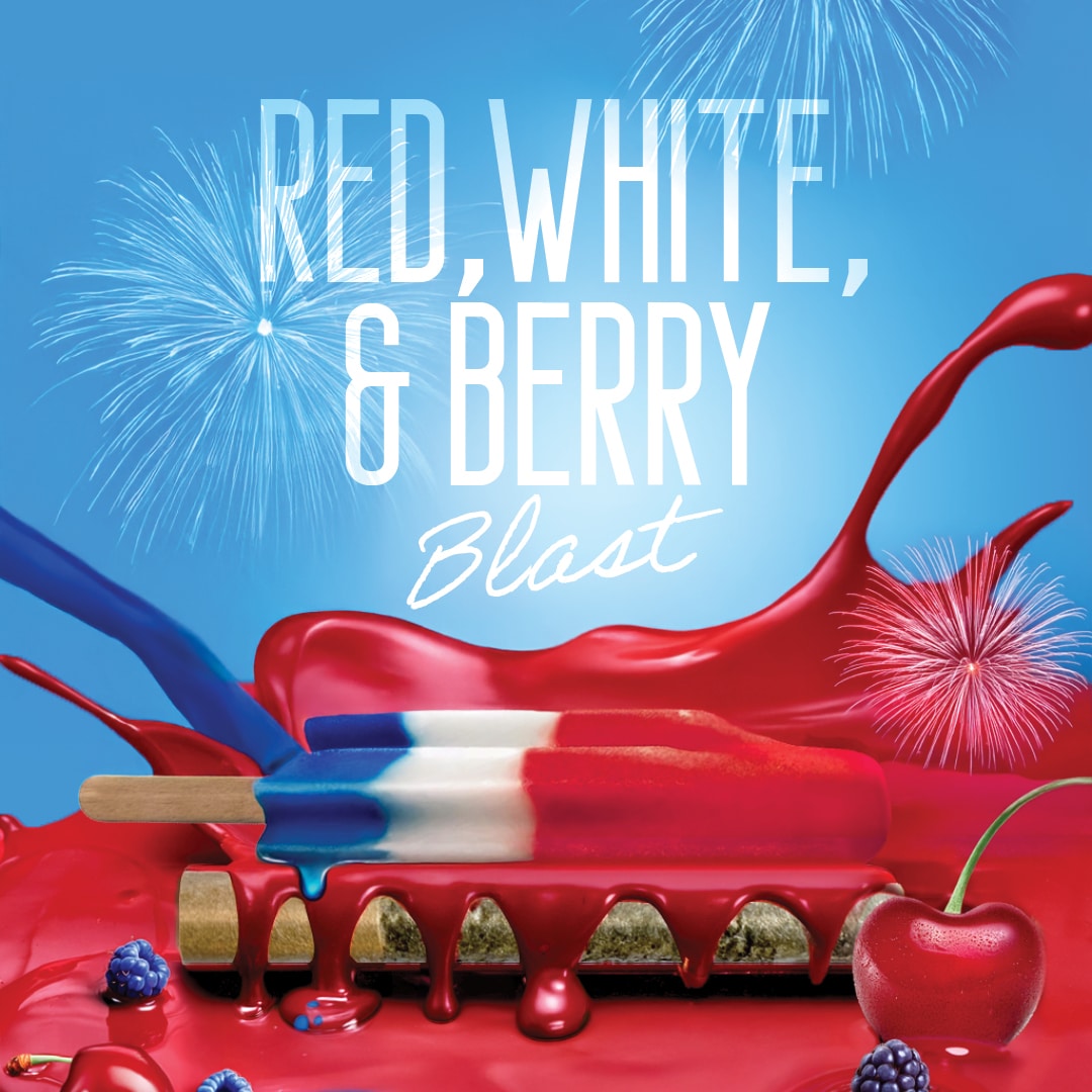 Grasshopper Farms Red White & Berry Blast Preroll